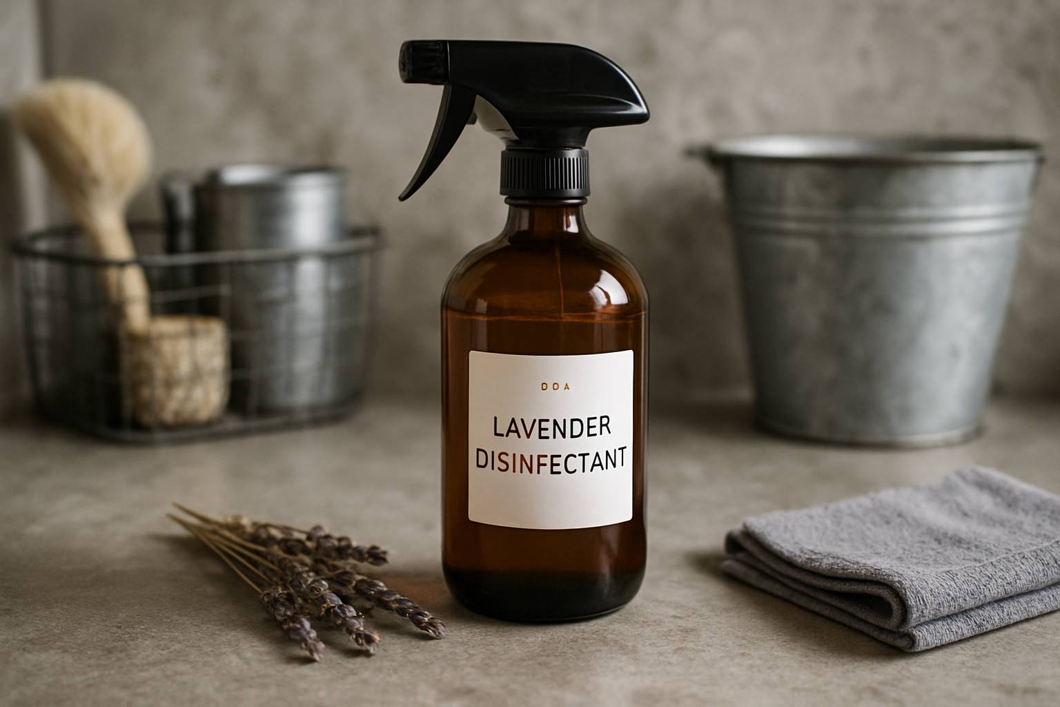 Spray désinfectant à la lavande diy