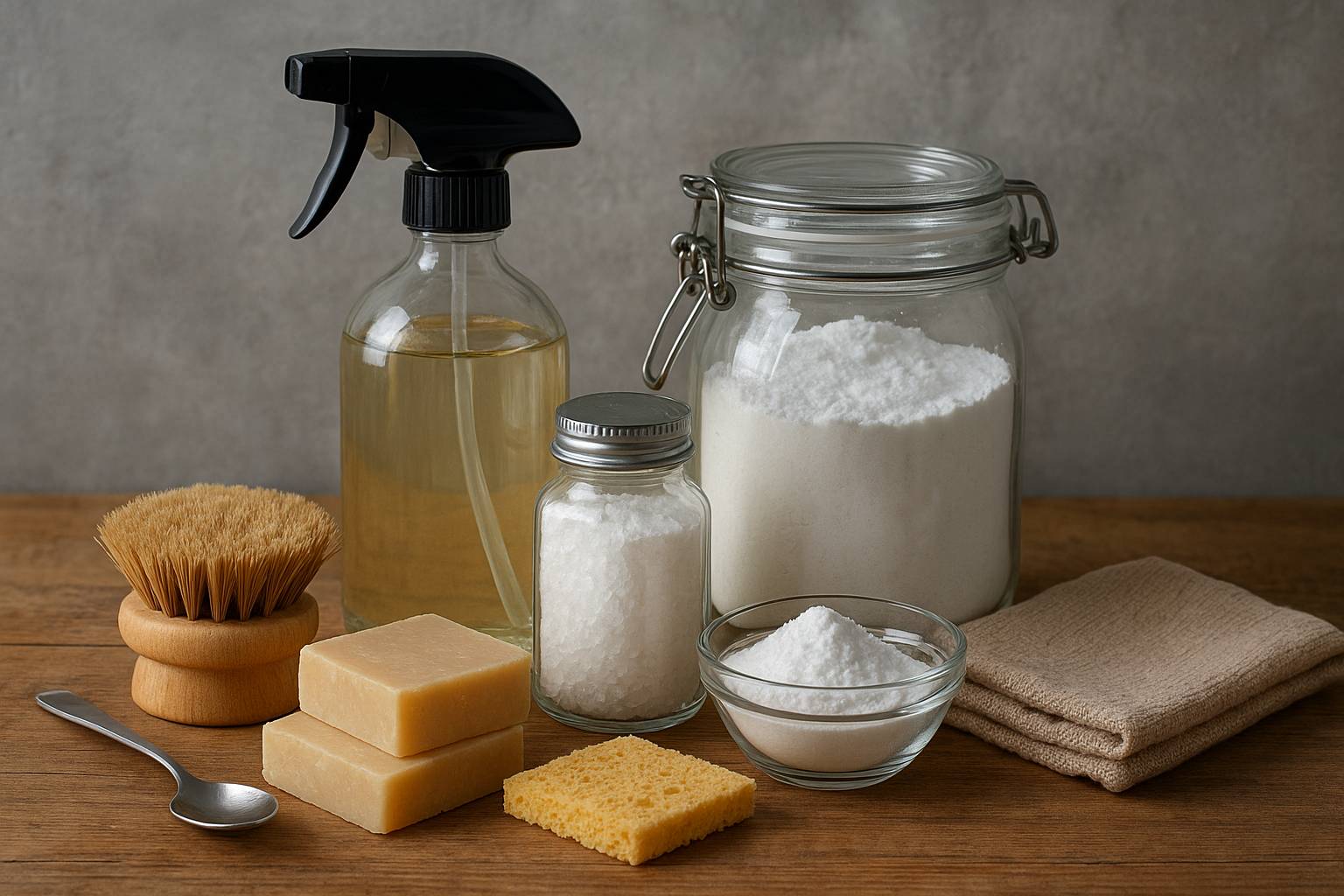 Créez votre kit complet de nettoyage naturel pour une maison saine et zéro déchet