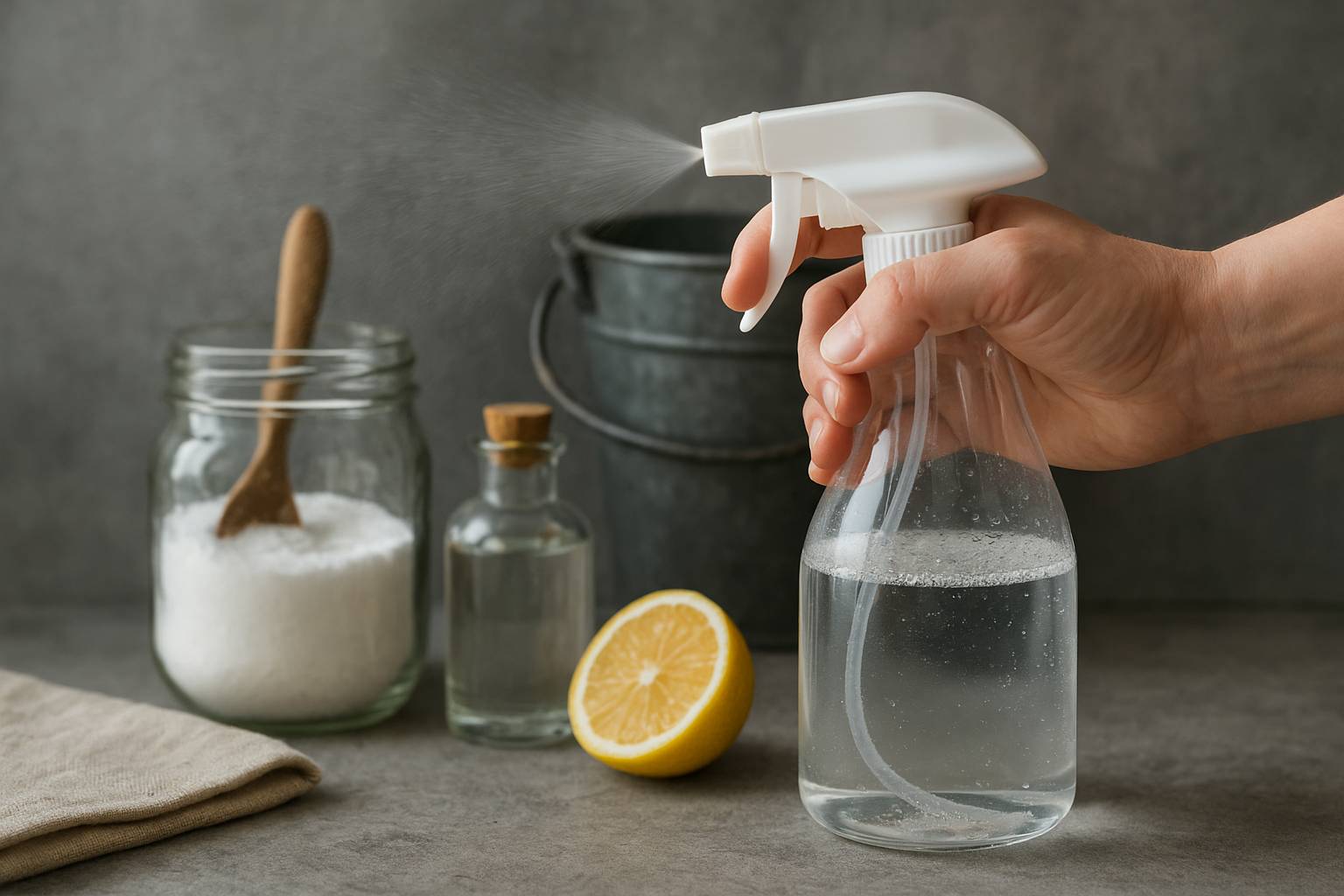 Fabriquer son spray désinfectant maison sans produits chimiques agressifs