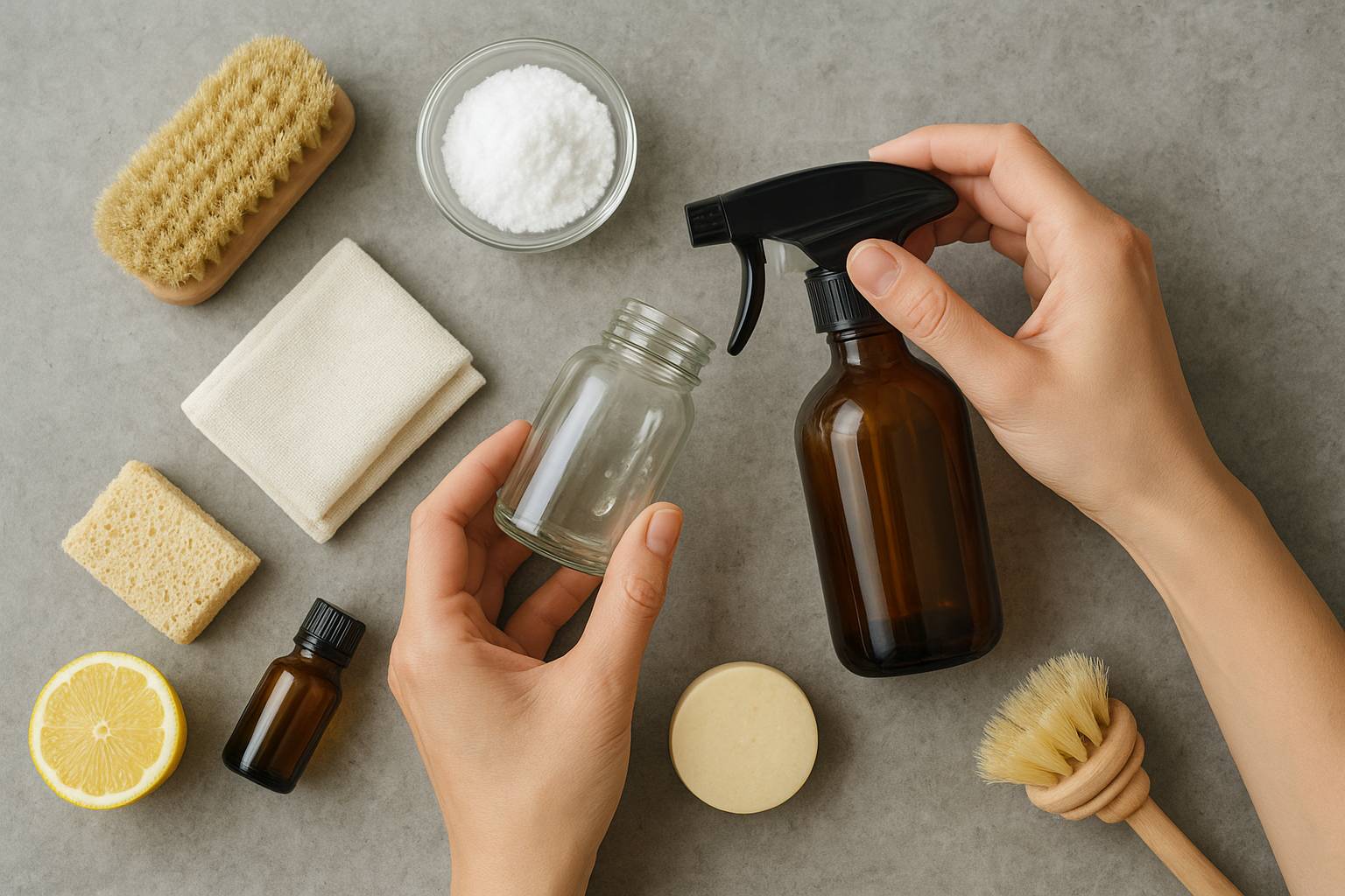 Créez votre kit de nettoyage écologique personnalisé en 3 étapes faciles